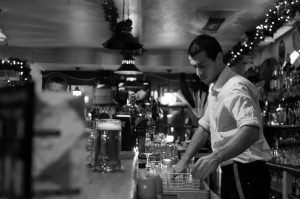 male-dominated jobs: bartender