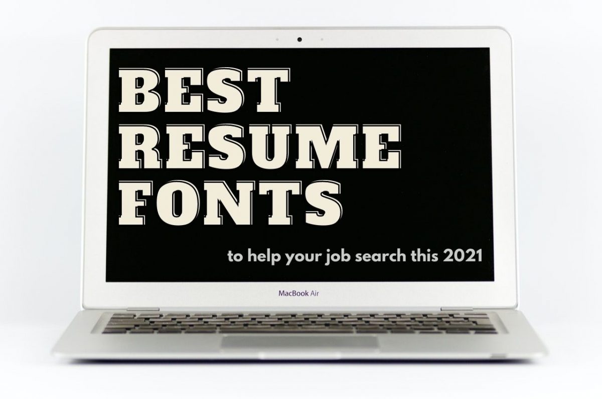 best resume fonts 2021